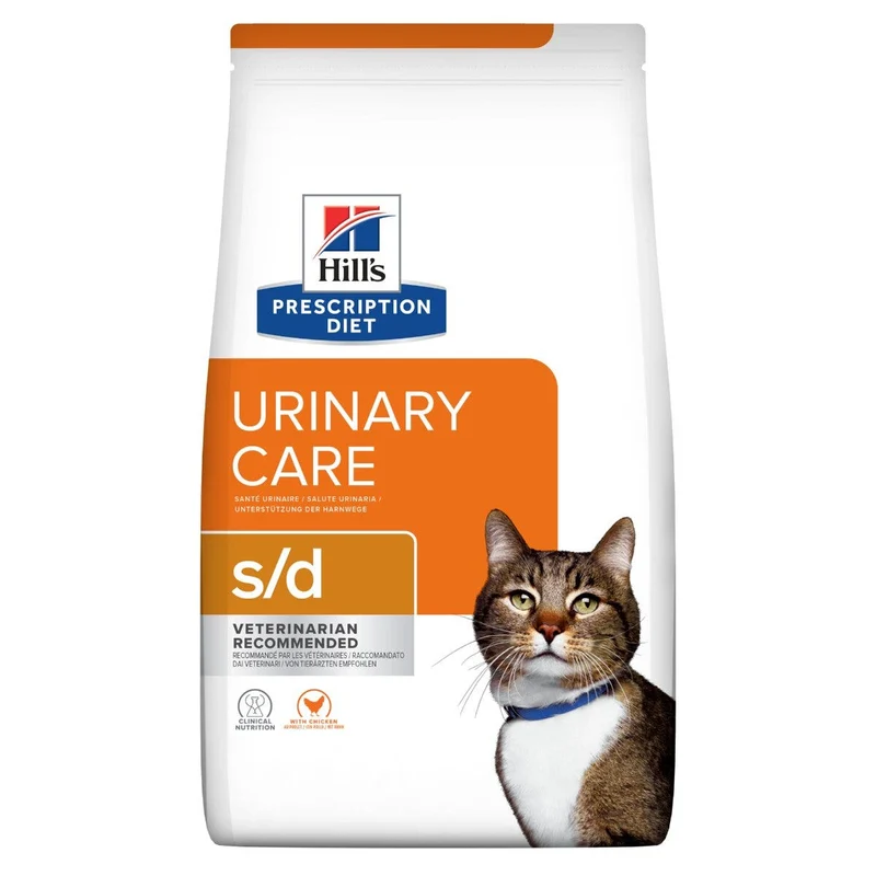 Hill's Prescription Diet S/D Urinary Care Crocchette Per Gatti Sacco 3kg