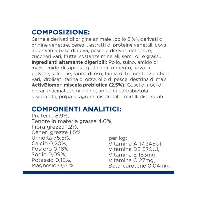 Hill's Prescription Diet Gastrointestinal Biome Crocchette Per Gatti Sacco 300g