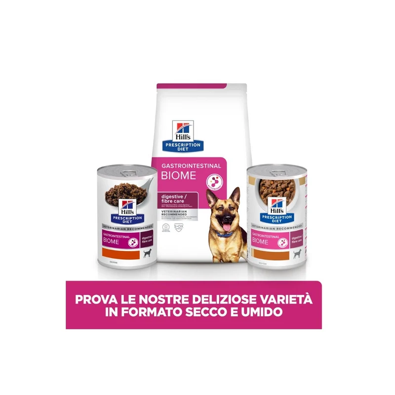 Hill's Prescription Diet Gastrointestinal Biome Digestive Care Paté Con Pollo Per Cani Lattina 370g
