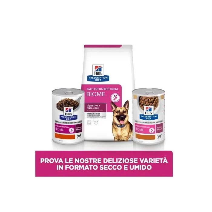 Hill's Prescription Diet Gastrointestinal Biome Digestive Care Paté Con Pollo Per Cani Lattina 370g