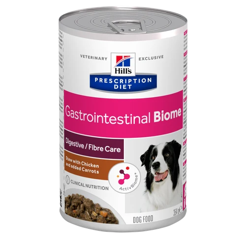 Hill's Prescription Diet Gastrointestinal Biome Spezzatino Per Cani Pollo E Carote Lattina 354g