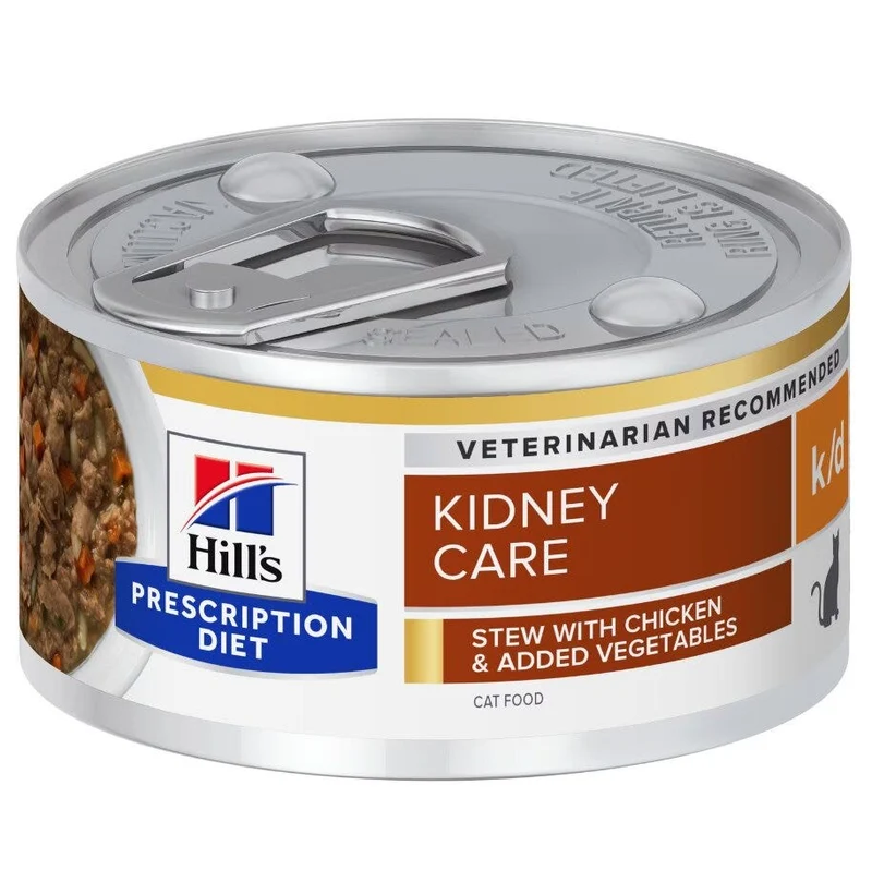 Hill's Prescription Diet k/d Spezzatino Per Gatti Con Pollo e Verdure 82g