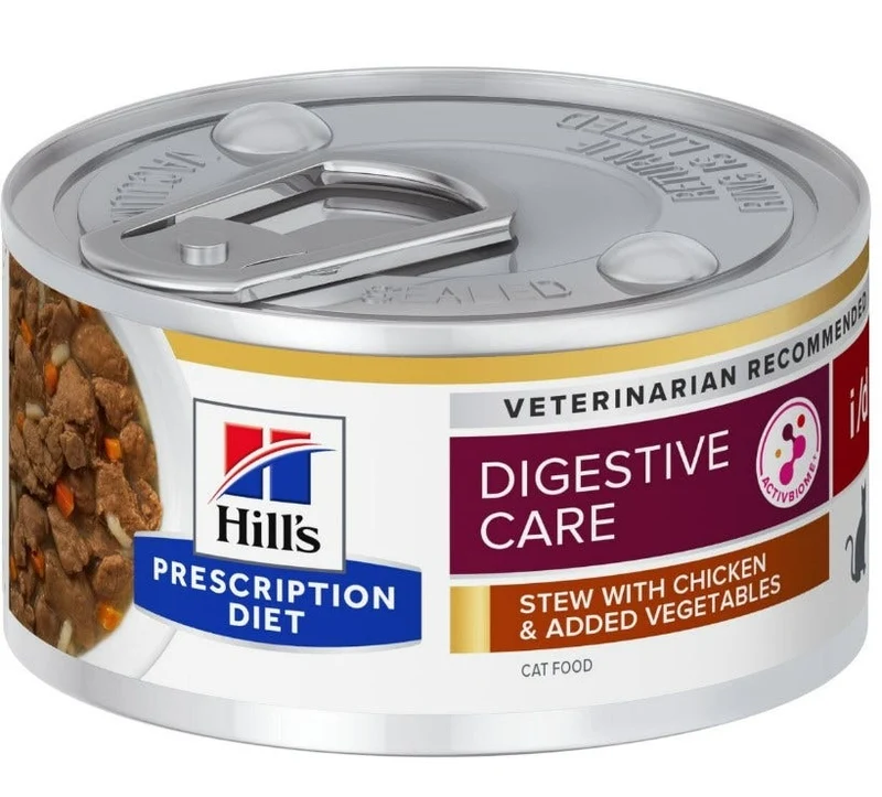 Hill's Presctiption Diet I/D Digestive Spezzatino Pet Gatti Lattina 82gr