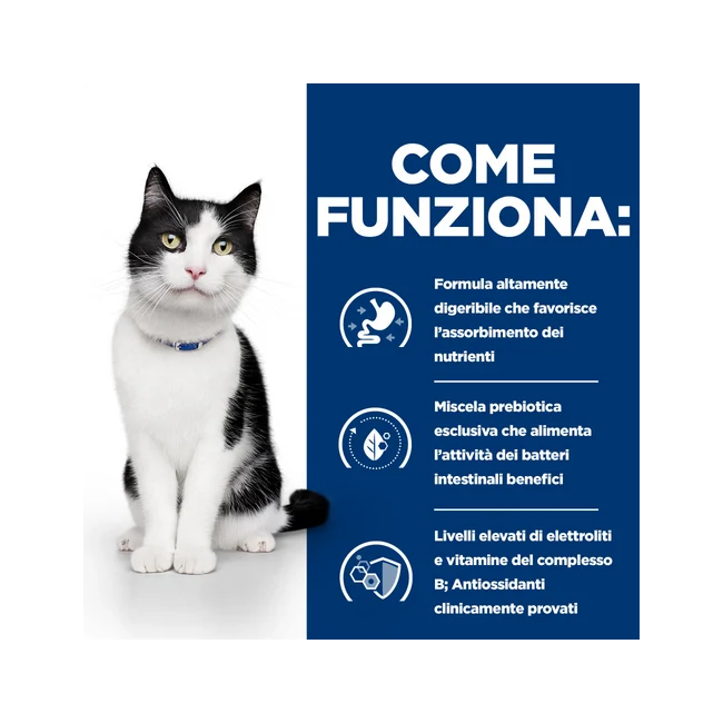 Hill's Prescription Diet I/D Digestive Care Crocchette Per Gatti Con Pollo Sacco 1,5 Kg