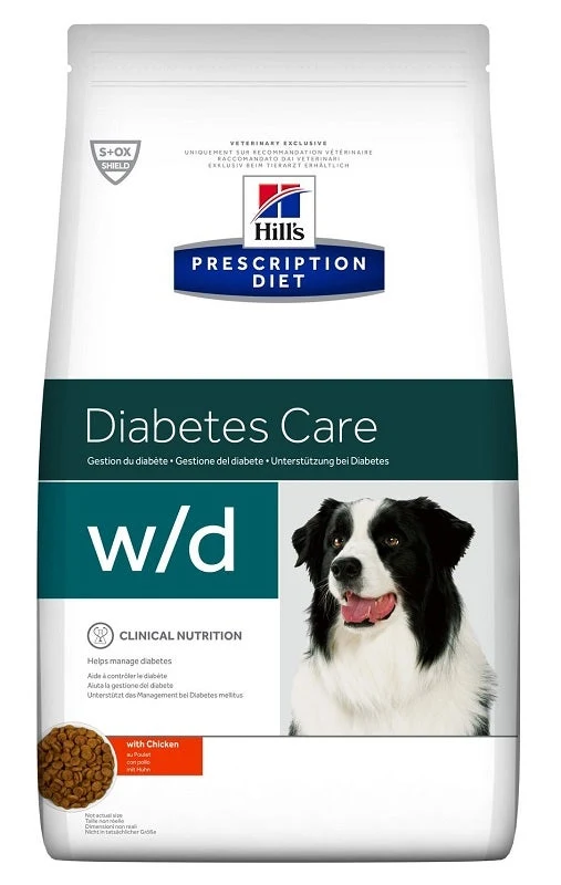 Hill's Prescription Diet W/D Diabetes Care Crocchette Pollo Per Cani 4kg