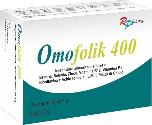Omofolik 400 30 Compresse