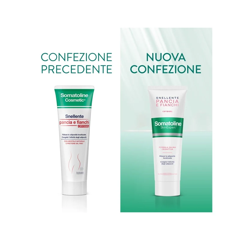 Somatoline Snellente Pancia Fianchi Cryogel 250ml