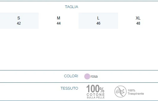 Pavis Pigiama Sanitario Per Degenti Donne Con Cerniera Posteriore Colore Rosa Cod. 991