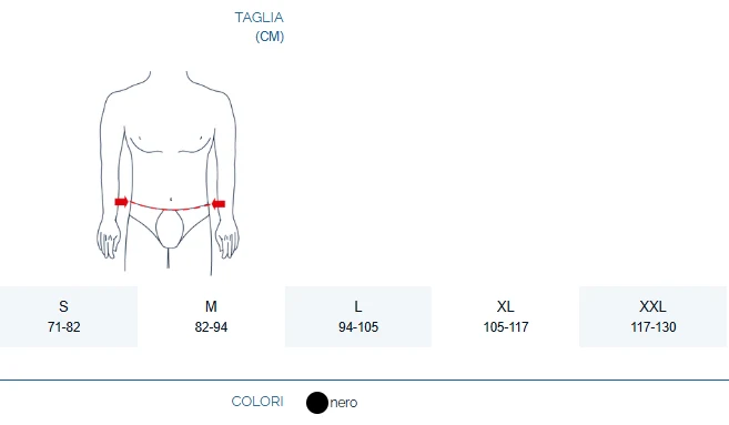 Pavis Erniaslip Colore Nero Cod. 656