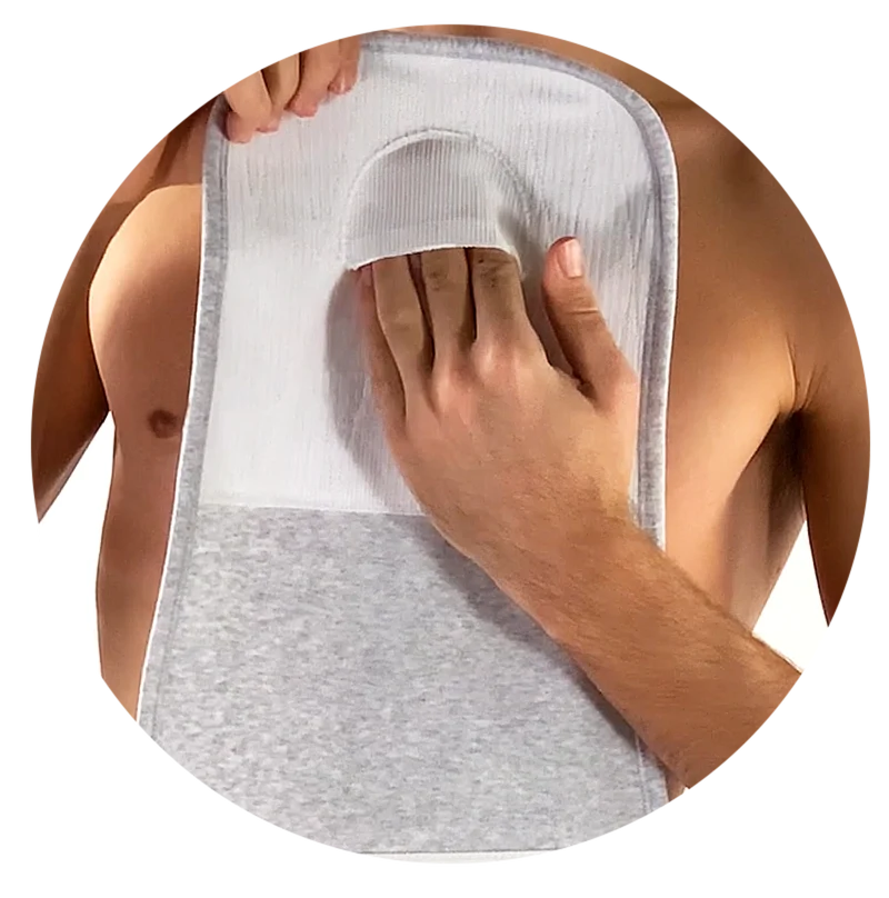 Pavis Fascia Lombare Self-care Colore Grigio Melange Cod. 549