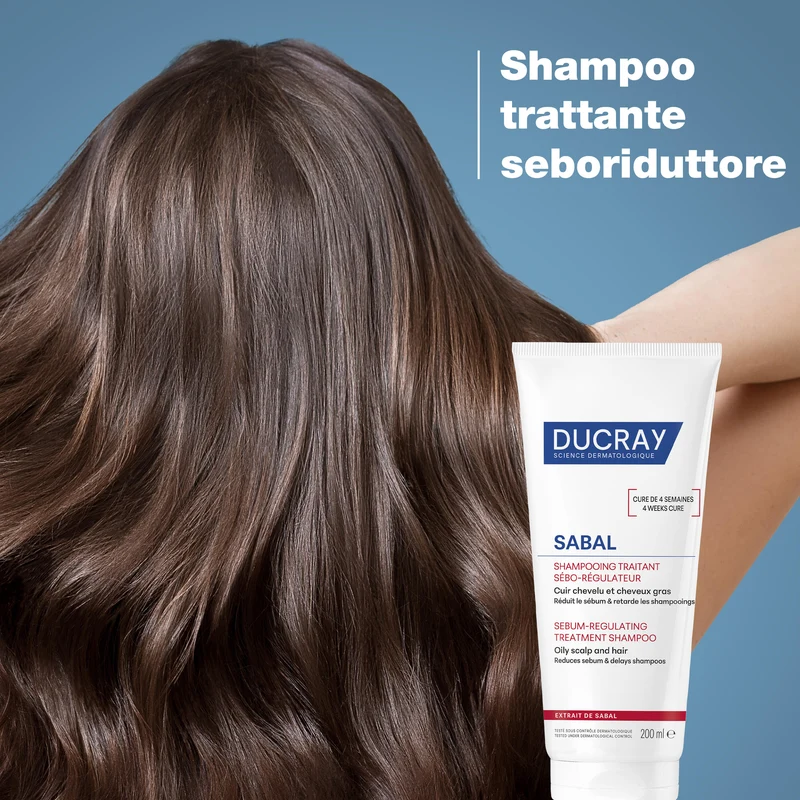 Ducray Sabal Shampoo Trattante Seboriduttore 200ml