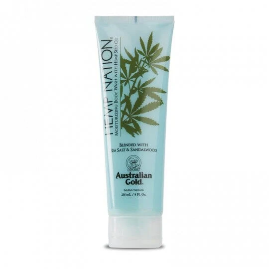 Australian Gold Hemp Nation Sea Salt E Sandalwood Bagnoschiuma 235ml