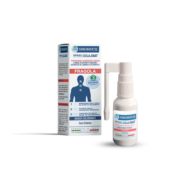 Siromucil 3 Azioni Spray Gola Fast 15ml