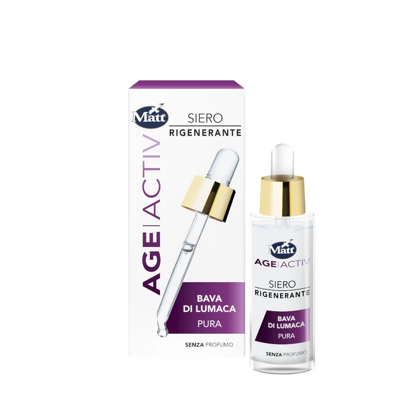 Matt Age Active Siero Viso Rigenerante Bava Di Lumaca Pura 30ml