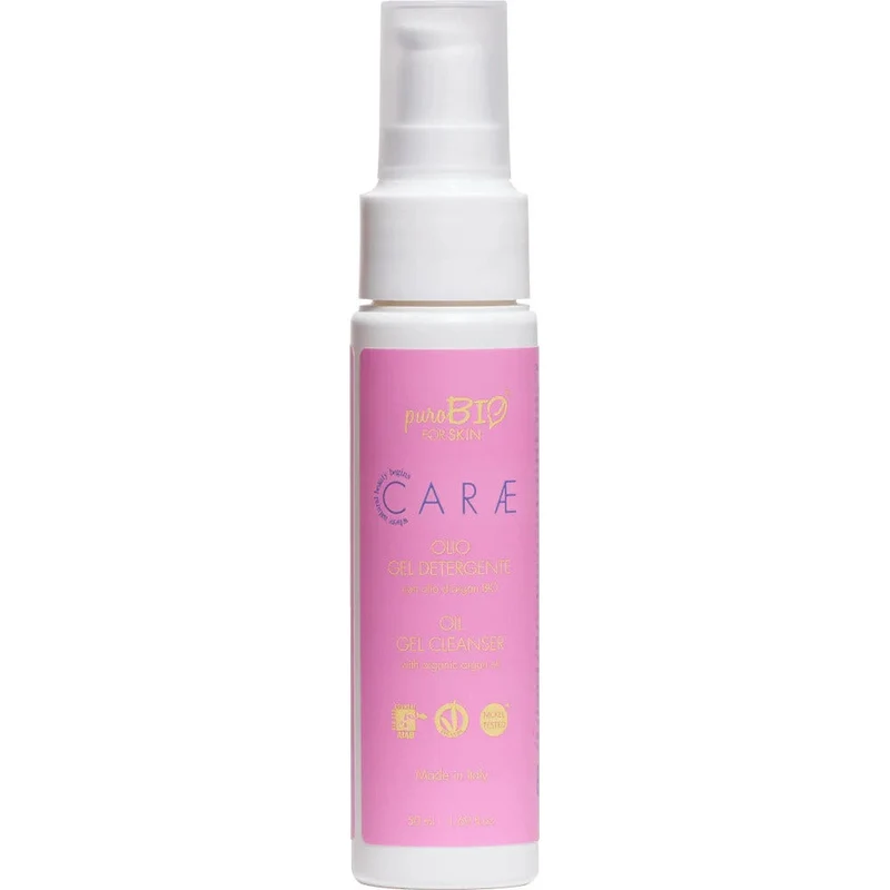 Purobio Linea Carae Olio Gel Detergente Viso 50ml