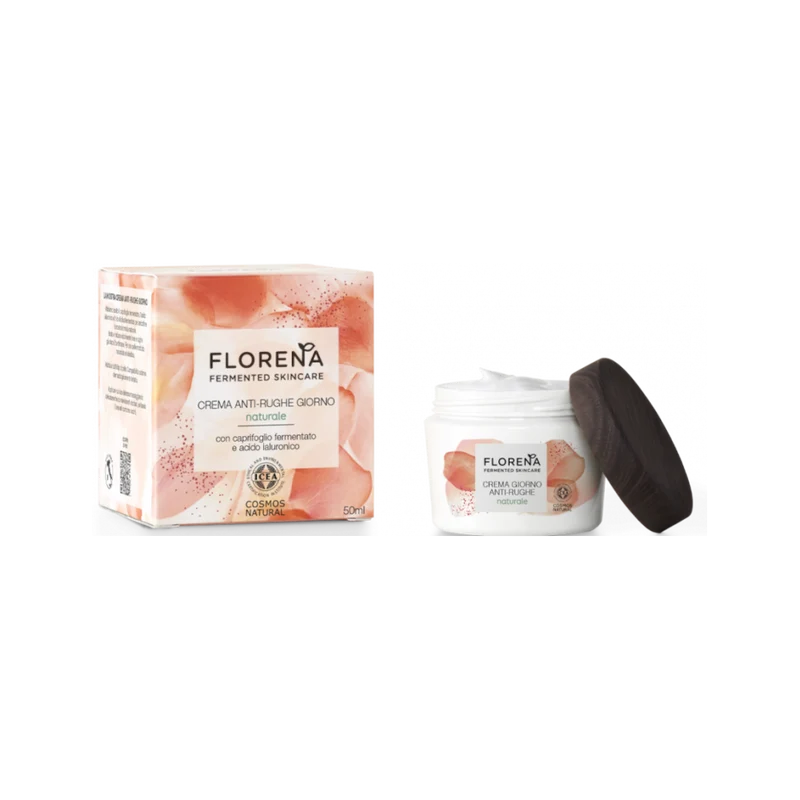 Florena Fermented Skincare Crema Giorno Anti-Rughe Naturale 50ml