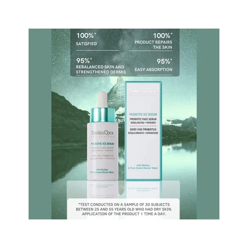 Swissoxx Probiotic Ice Siero Viso Anti Rossore 30ml