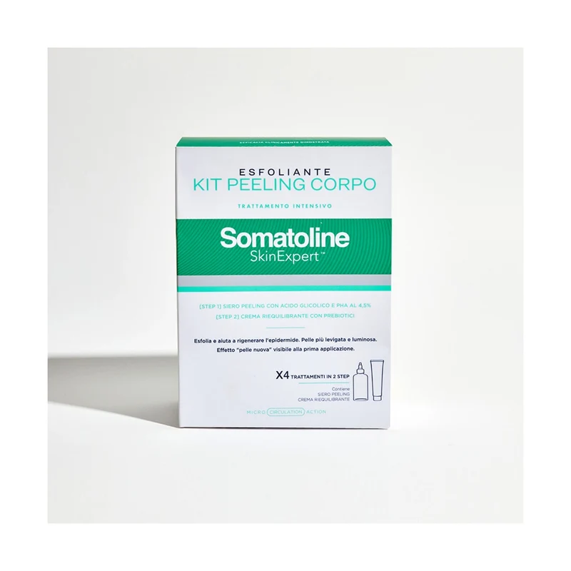 Somatoline Skin Expert Kit Peeling Corpo Gel 200ml + Crema Riequilibrante 100ml