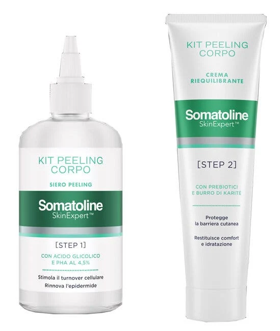 Somatoline Skin Expert Kit Peeling Corpo Gel 200ml + Crema Riequilibrante 100ml