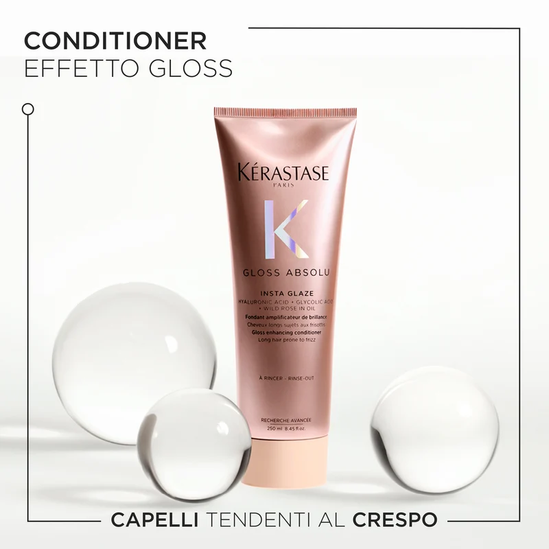 Kérastase Gloss Absolu Conditioner Insta Glaze per capelli tendenti al crespo 250ml