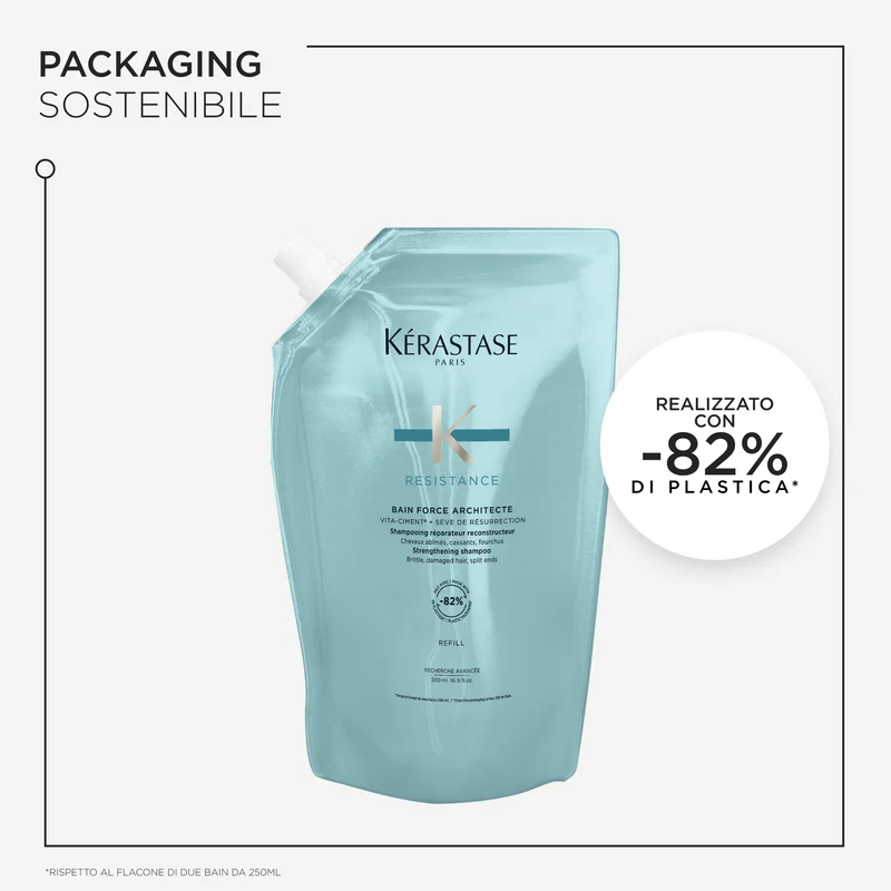 Kérastase Shampoo Bain Force Architecte Refill 500ml