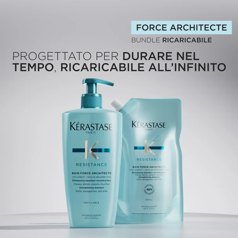 Kérastase Shampoo Bain Force Architecte Refill 500ml