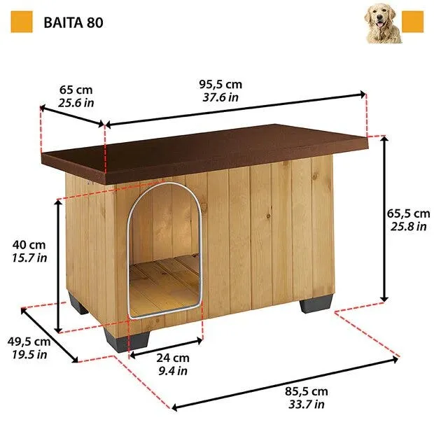 Ferplast Baita Per Cani Taglia 80
