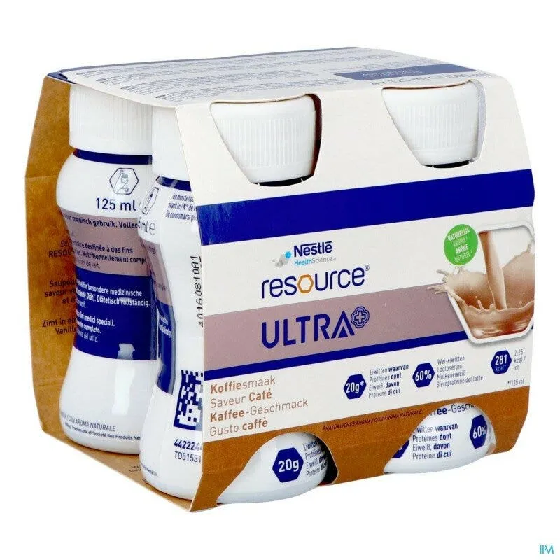 Resource Ultra+ Gusto Caffè 4x125ml