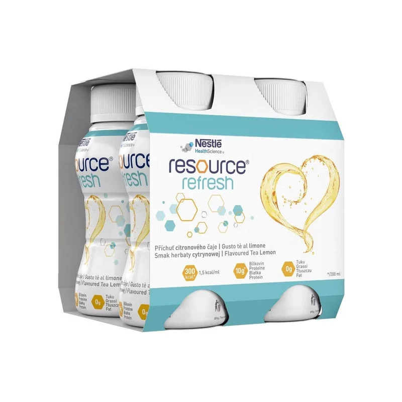 Nestlè Resource Refresh Bevanda Ipercalorica Gusto Tè Al Limone 4x200ml