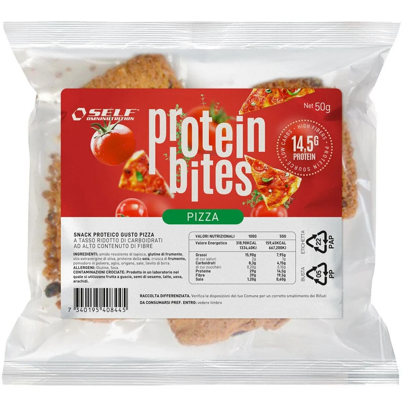 Self Omninutrition Protein Bites Gusto Pizza 50g