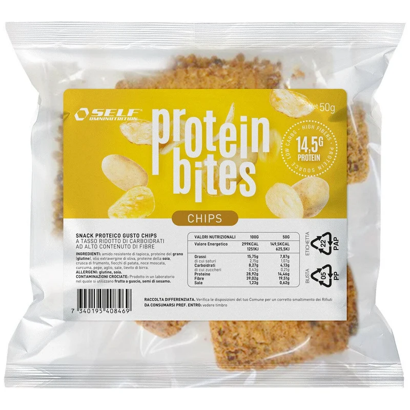 Self Omninutrition Protein Bites Gusto Chips 50g