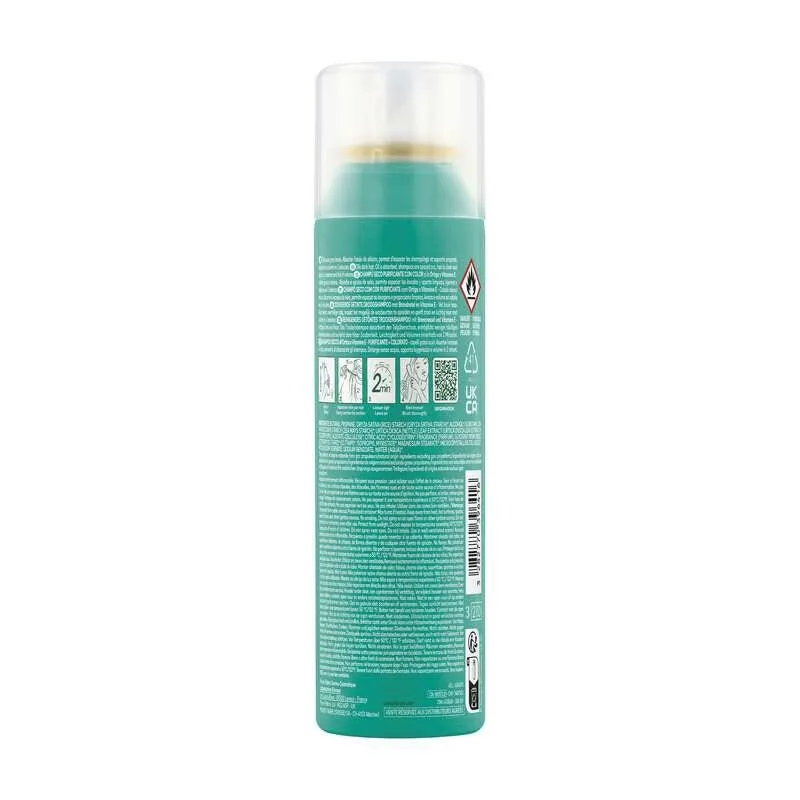 Klorane Purificante Shampoo Secco All'Ortica E Vitamina E Capelli Scuri 150ml