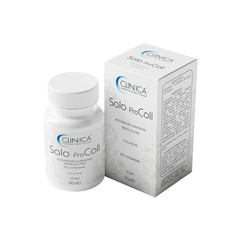 Clinica Solo proColl - collagene vegano - 60 compresse = 2 mesi di trattamento