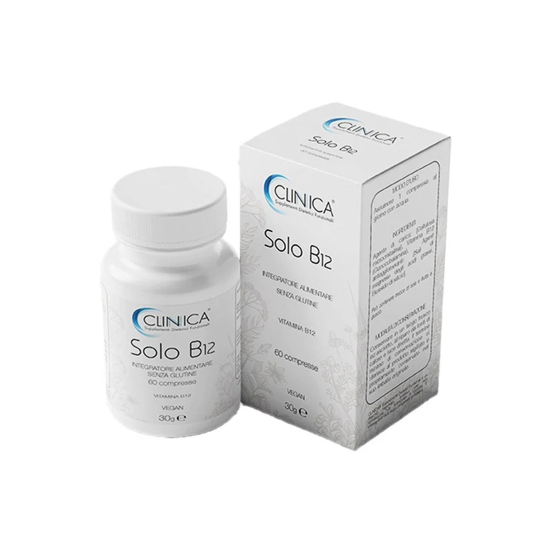 Clinica Solo B12 - vitamina B12- 60 compresse = 2 mesi di trattamento