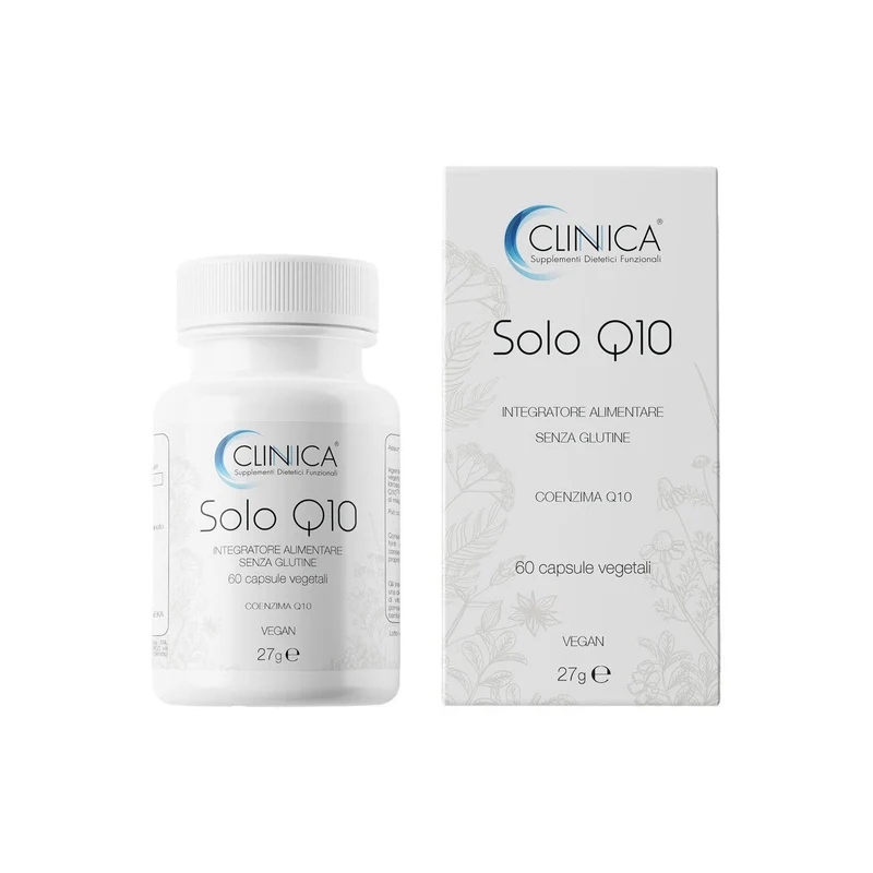 Clinica Solo Q10 - coenzima Q10 - 60 capsule vegetali = 1 mese di trattamento