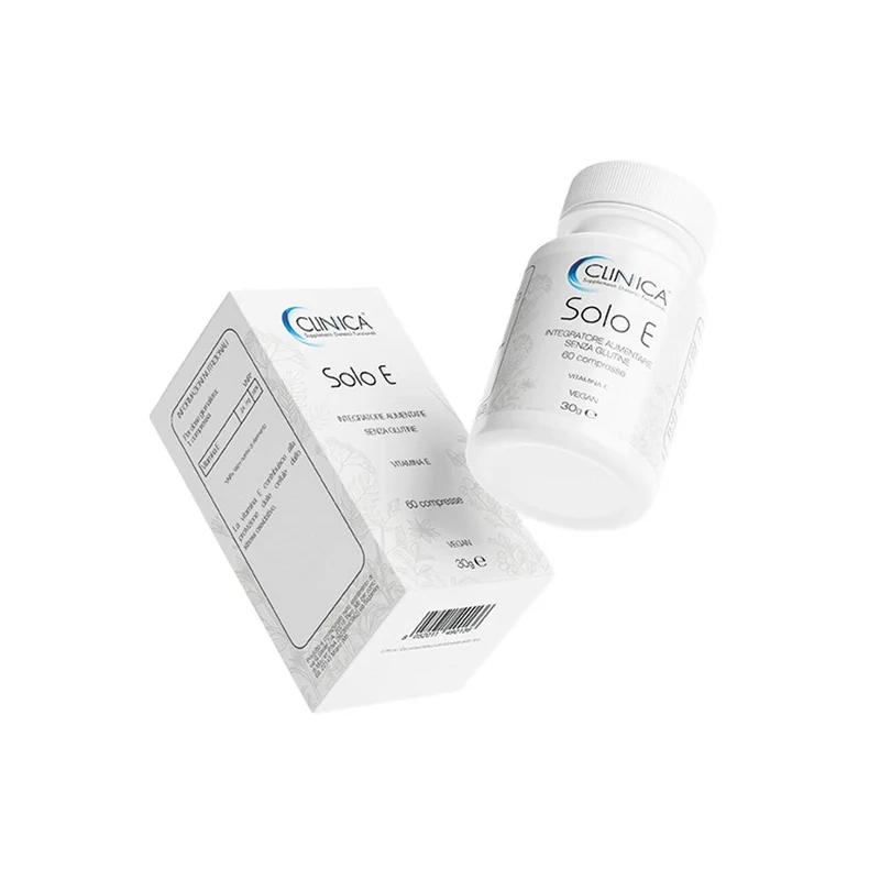 Clinica Solo E - vitamina E - 60 compresse = 2 mesi di trattamento