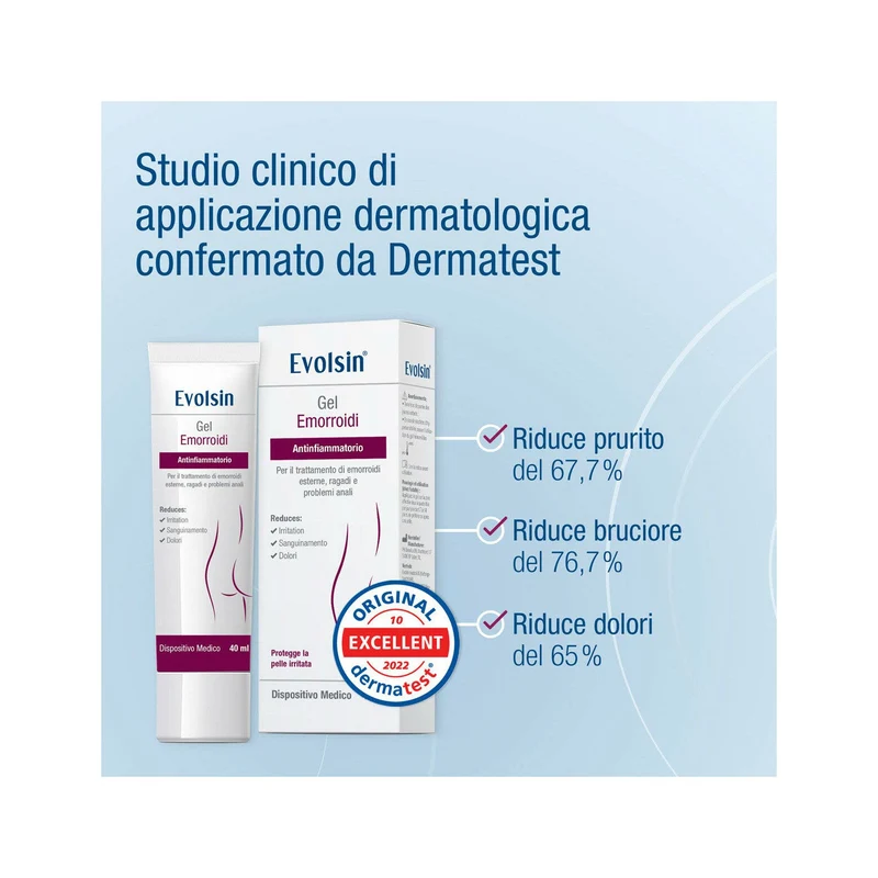 Evolsin Gel Per Emorroidi 40ml