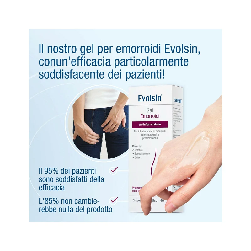 Evolsin Gel Per Emorroidi 40ml