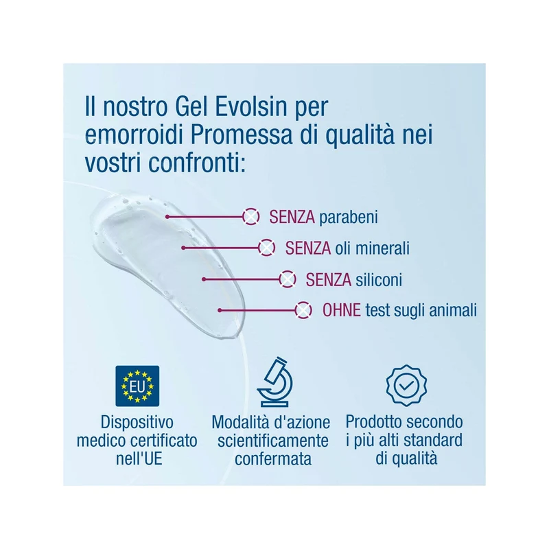 Evolsin Gel Per Emorroidi 40ml