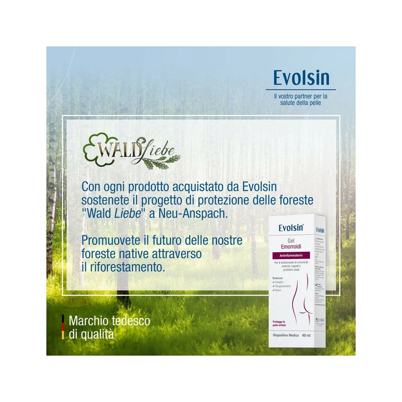 Evolsin Gel Per Emorroidi 40ml