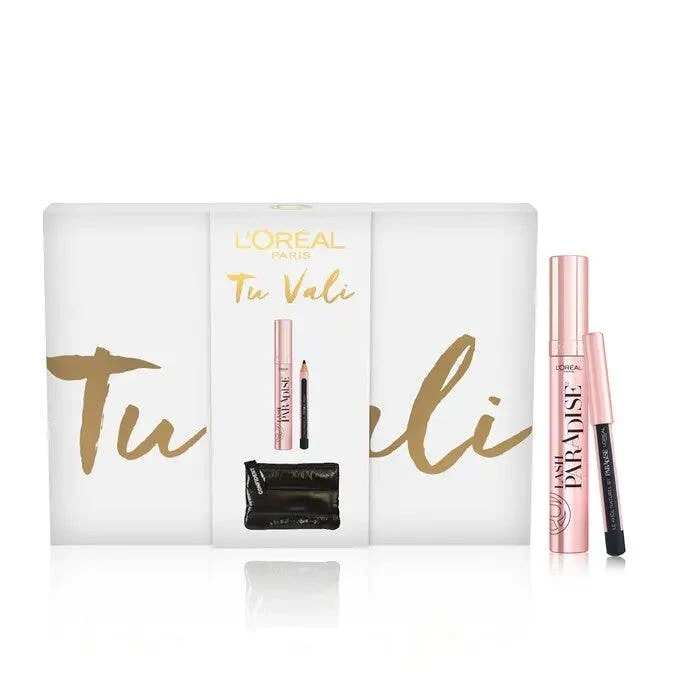 L'Oréal Paris Self Confidence Box Pochette Nera Mascara Lash Paradise + Mini Crayon