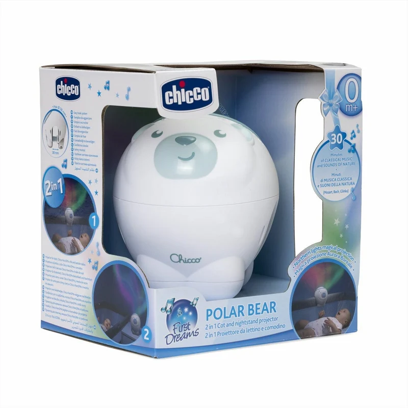 Chicco Proiettore Orso Polare Blu 0 Mesi+