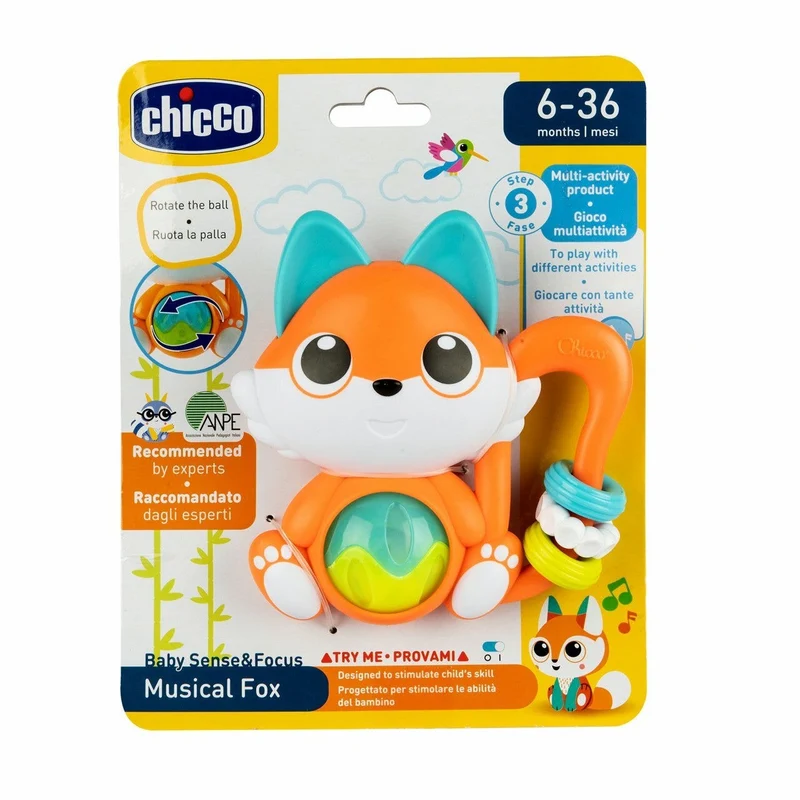 Chicco Gioco Trillino Elettronico Volpe 6-36 Mesi