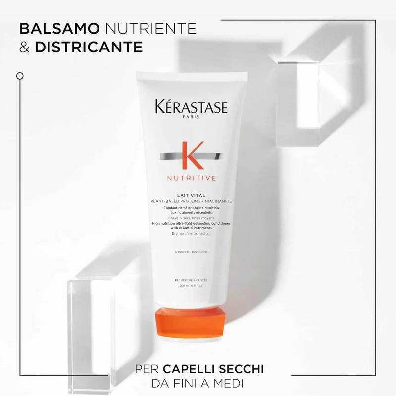 Kérastase Paris Balsamo Fondant Lait Vital districante con nutrienti essenziali 200ml