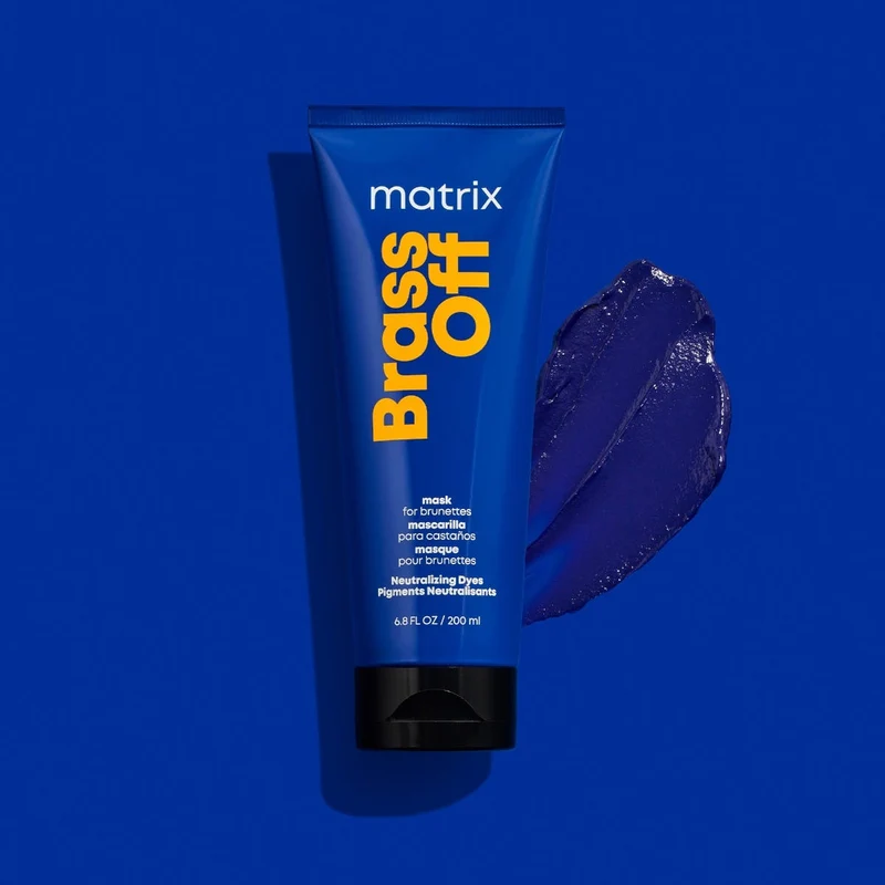 Matrix Total Results Brass Off Maschera Neutralizzante - Anti Arancio per capelli castani - 200ml