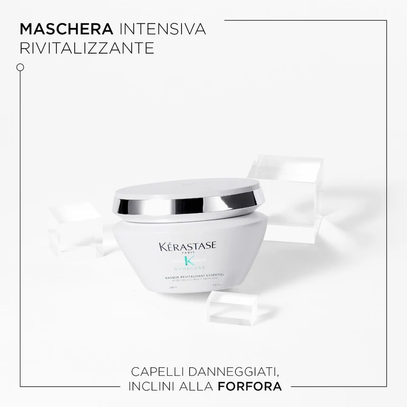 Kérastase Paris Symbiose Masque Revitalisant Essentiel maschera per capelli danneggiati 200ml