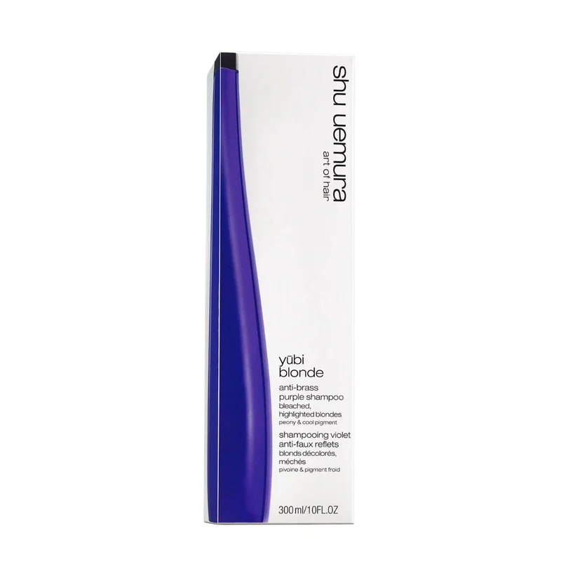 shu uemura yubi blonde anti-brass purple shampoo 300ml