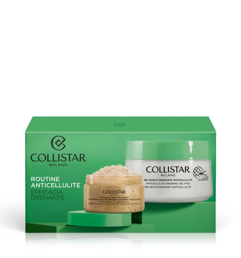 Collistar Cofanetto Routine Anticellulite Talasso Scrub Anti-acqua 150g + Gel Fango Drenante 400ml