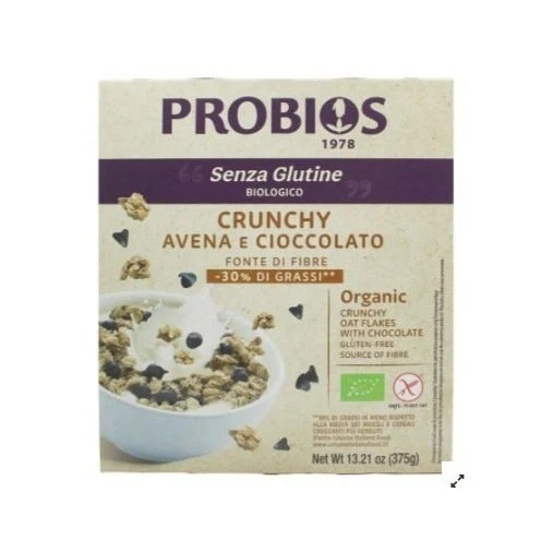 Crunchy Avena E Cioccolato Senza Glutine 375g