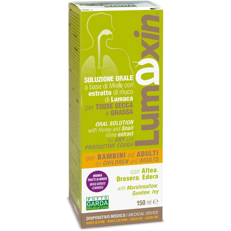 Lumaxin Sciroppo Adulti/Bambini 150ml Sollievo Tosse